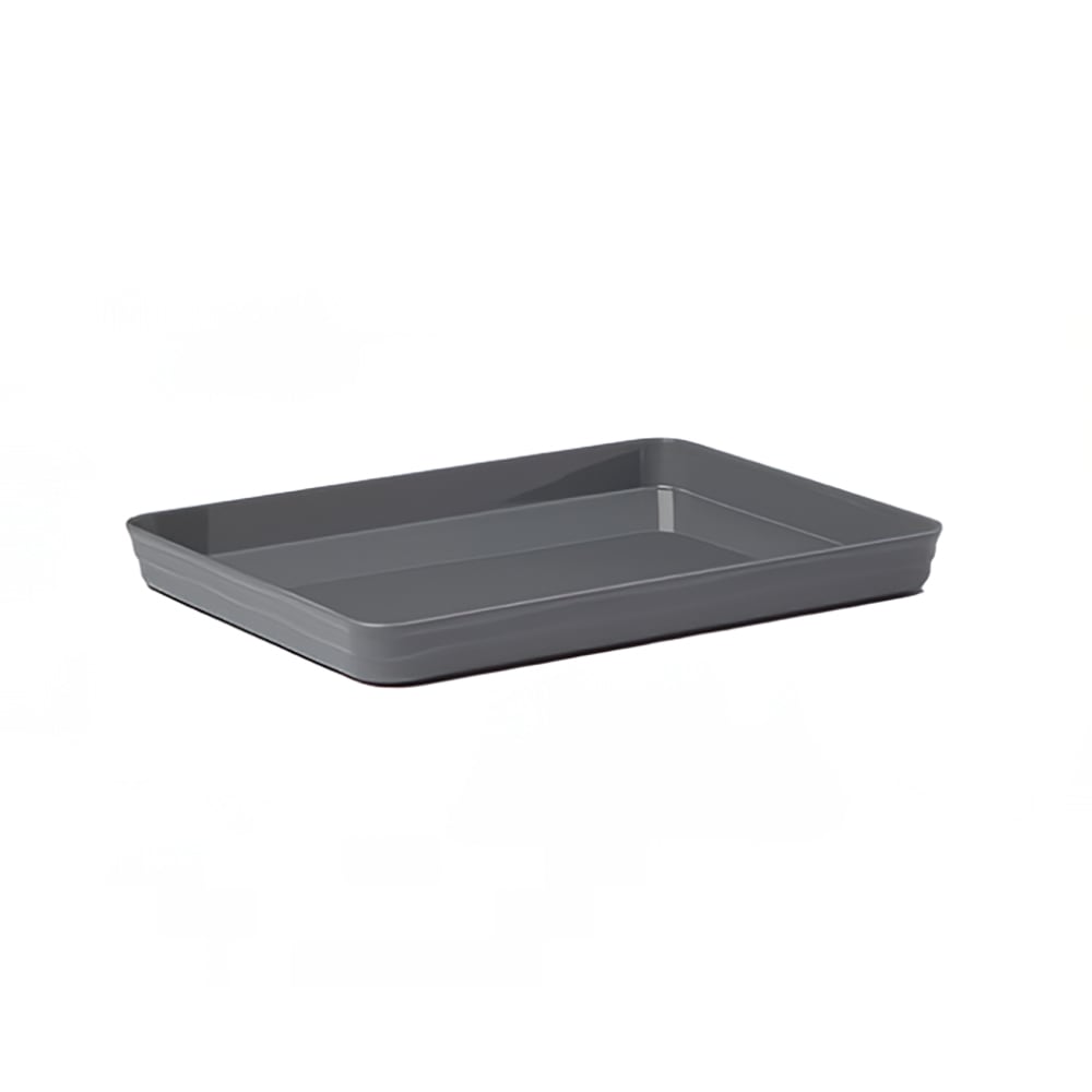 American Metalcraft BL11G 11 3/8" x 8 3/8" Rectangular Lid/Platter for B11G - Plastic, Gray