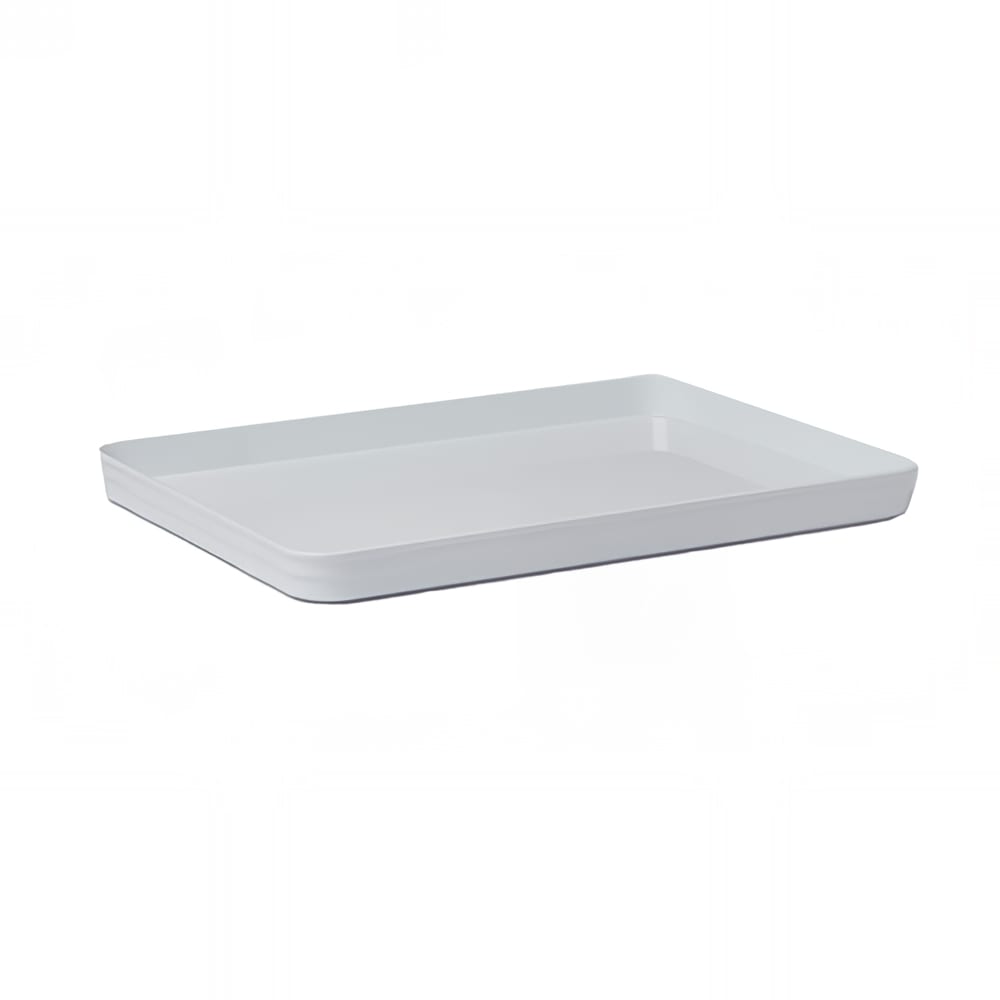 American Metalcraft BL14W 14 1/4" x 10 1/2" Rectangular Lid/Platter for B14W - Plastic, White