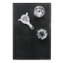 American Metalcraft BLACKBM1218 Rectangular Bar Mat - 18" x 12", Rubber, Black thumbnail 6