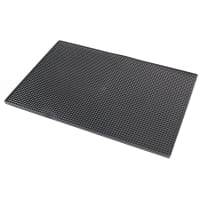 American Metalcraft BLACKBM1218 Rectangular Bar Mat - 18" x 12", Rubber, Black thumbnail 8