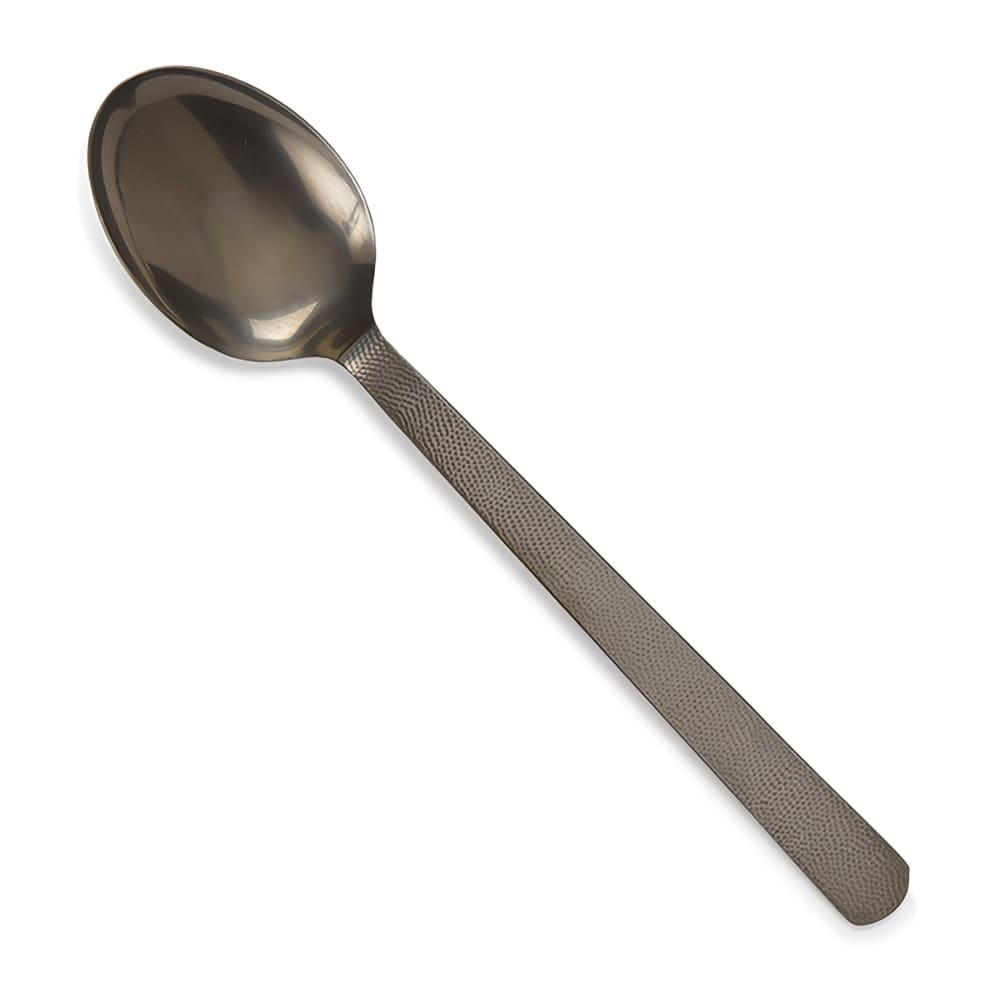 American Metalcraft BLHSP 13 1/4" Solid Serving Spoon - Stainless Steel, Black
