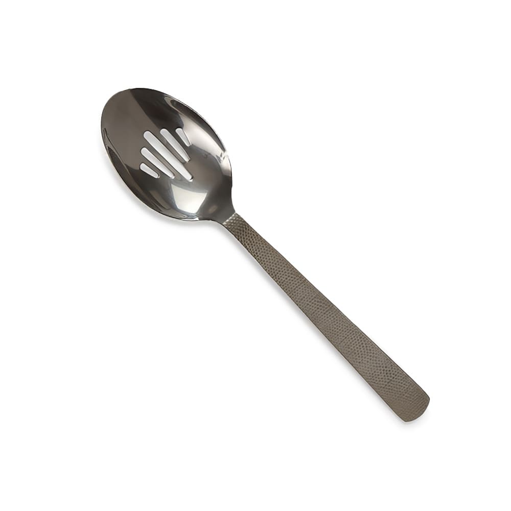 American Metalcraft BLHSS10 10" Slotted Serving Spoon - Stainless Steel, Black