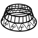 American Metalcraft BLSB80 8" Bread Basket w/ Scroll Design, Wrought Iron/Black thumbnail 4