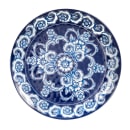 American Metalcraft BLUP11 11" Round Melamine Dinner Plate, Blue/White thumbnail 2