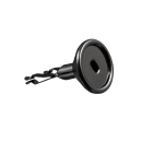 American Metalcraft BMH221 1 1/2" Tabletop Menu Card Holder - Black thumbnail 4