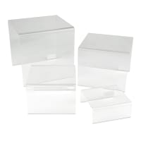 American Metalcraft BRS2 4 Piece Riser Set, Black Acrylic thumbnail 2