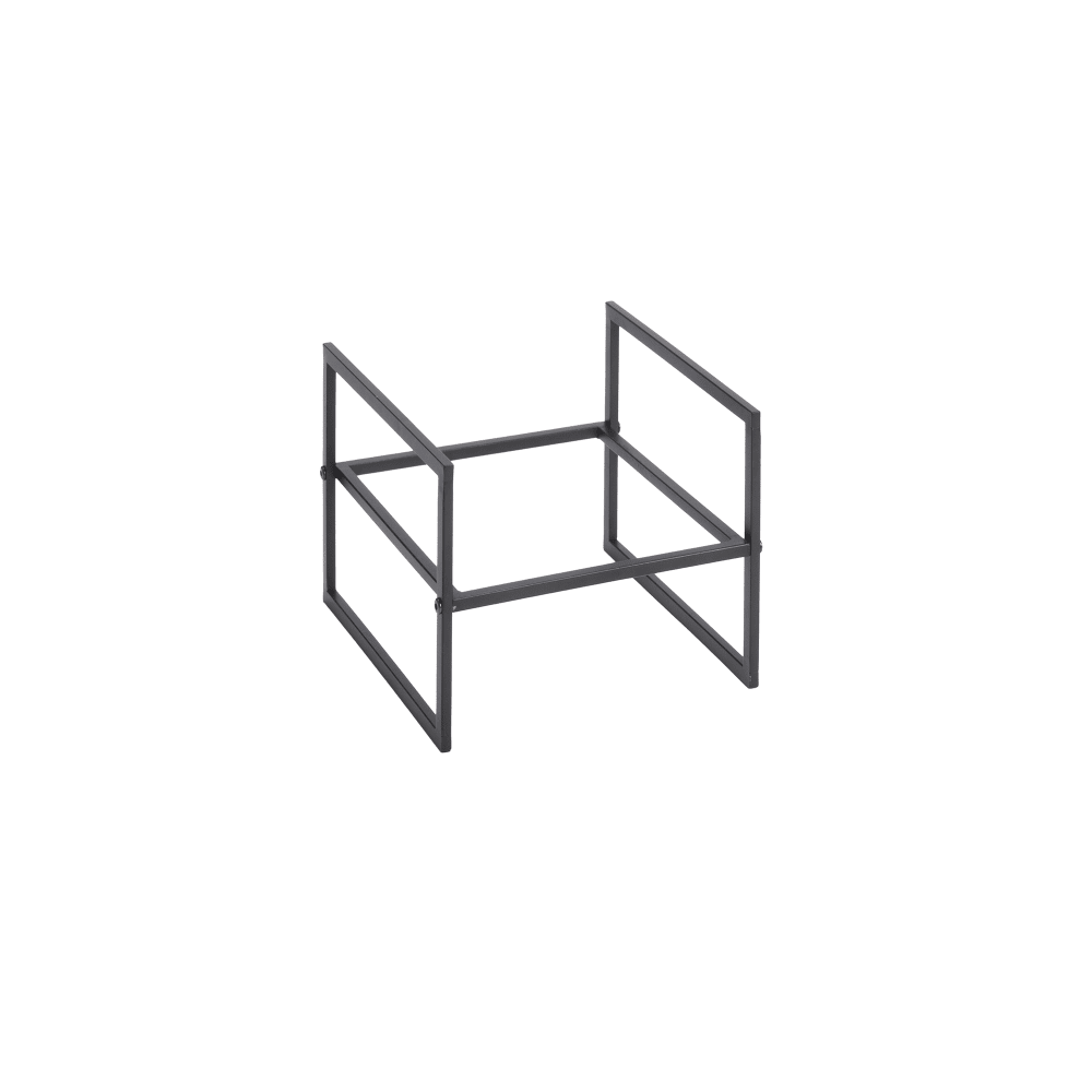 American Metalcraft BRT1 10" Square Display Riser - 8"H, Black Twilight