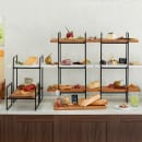 American Metalcraft BRT1 10" Square Display Riser - 8"H, Black Twilight thumbnail 3