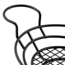 American Metalcraft BSKB811 Oval Wire Basket w/ Ramekin Holder, 11x8", Black thumbnail 7