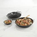 American Metalcraft BSPP11 12 1/4" Black Steel Paella Pan thumbnail 2