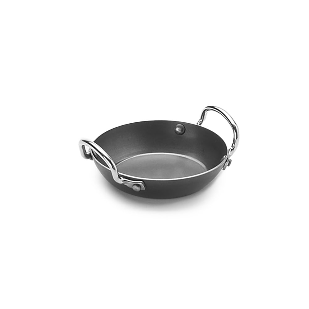 American Metalcraft BSPP4 6" Black Steel Paella Pan