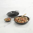 American Metalcraft BSPP9 11" Black Steel Paella Pan thumbnail 2