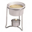 American Metalcraft BWR34 Butter Warmer w/ 4 oz Ramekin, Ceramic/Chrome thumbnail 7