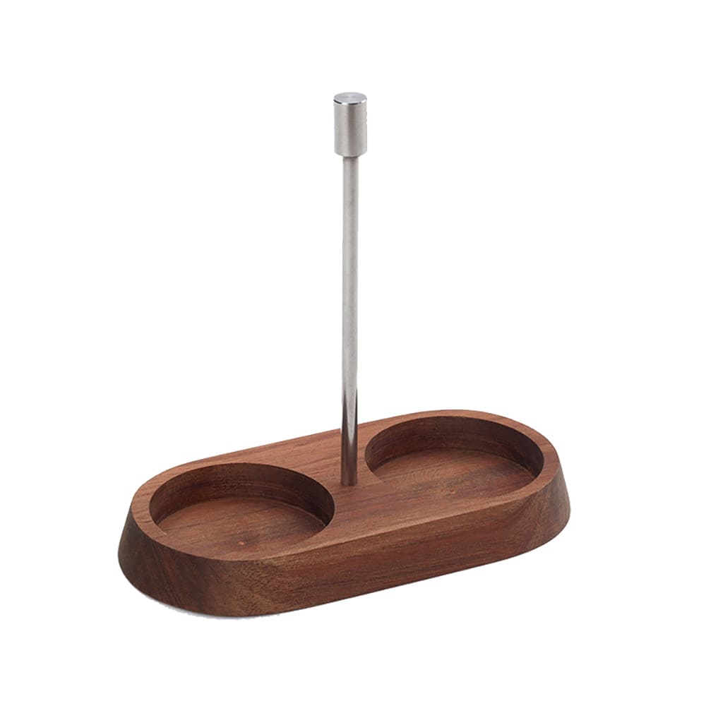 American Metalcraft CADDYW2 2 Compartment Caddy - Acacia Wood