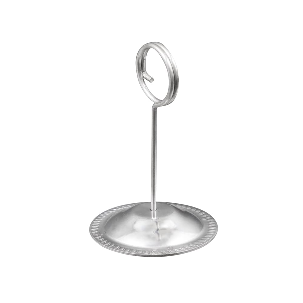 American Metalcraft CH4 4" Number Card Holder - Stainless