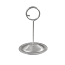 American Metalcraft CH4 4" Number Card Holder - Stainless thumbnail 2