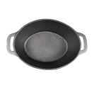 American Metalcraft CIPO3 3 qt Oval Casserole Dish with Lid - Cast Iron thumbnail 4