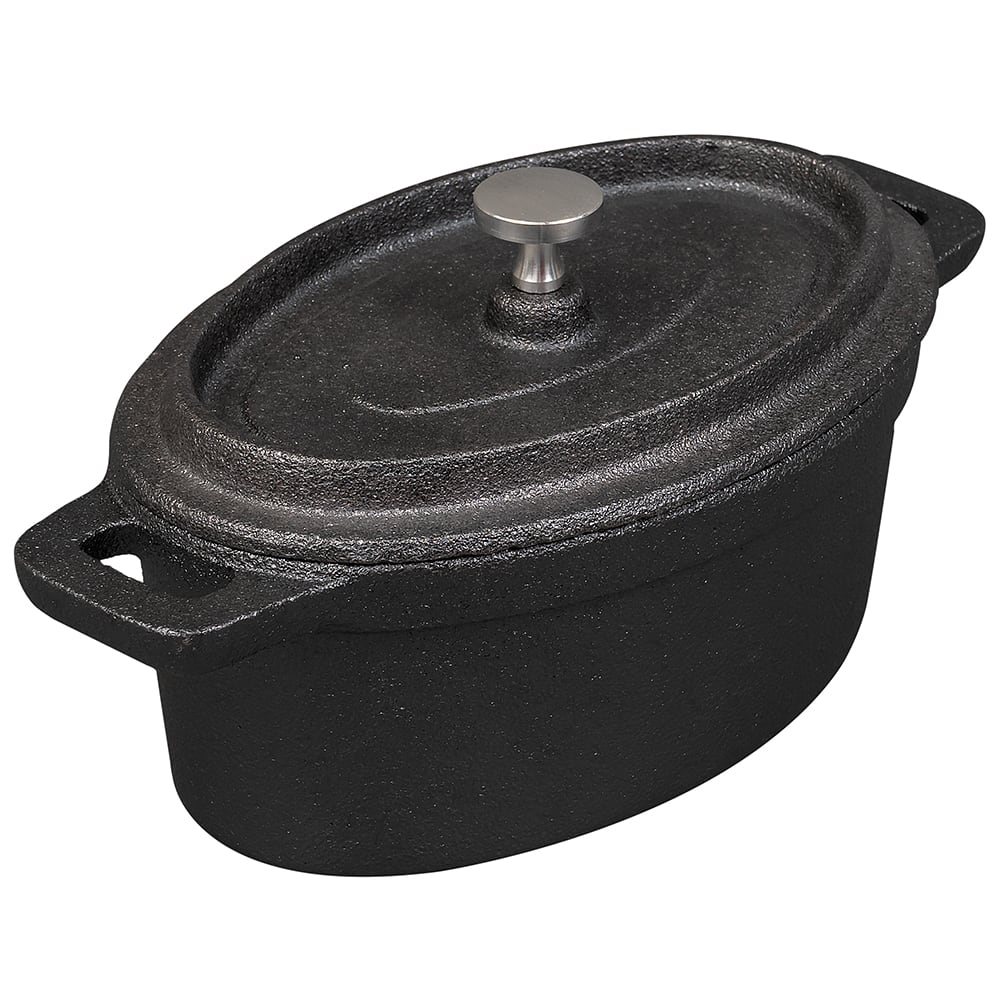 American Metalcraft CIPOV6040 Oval Baking Dish w/ 17 oz Capacity, Cast Iron
