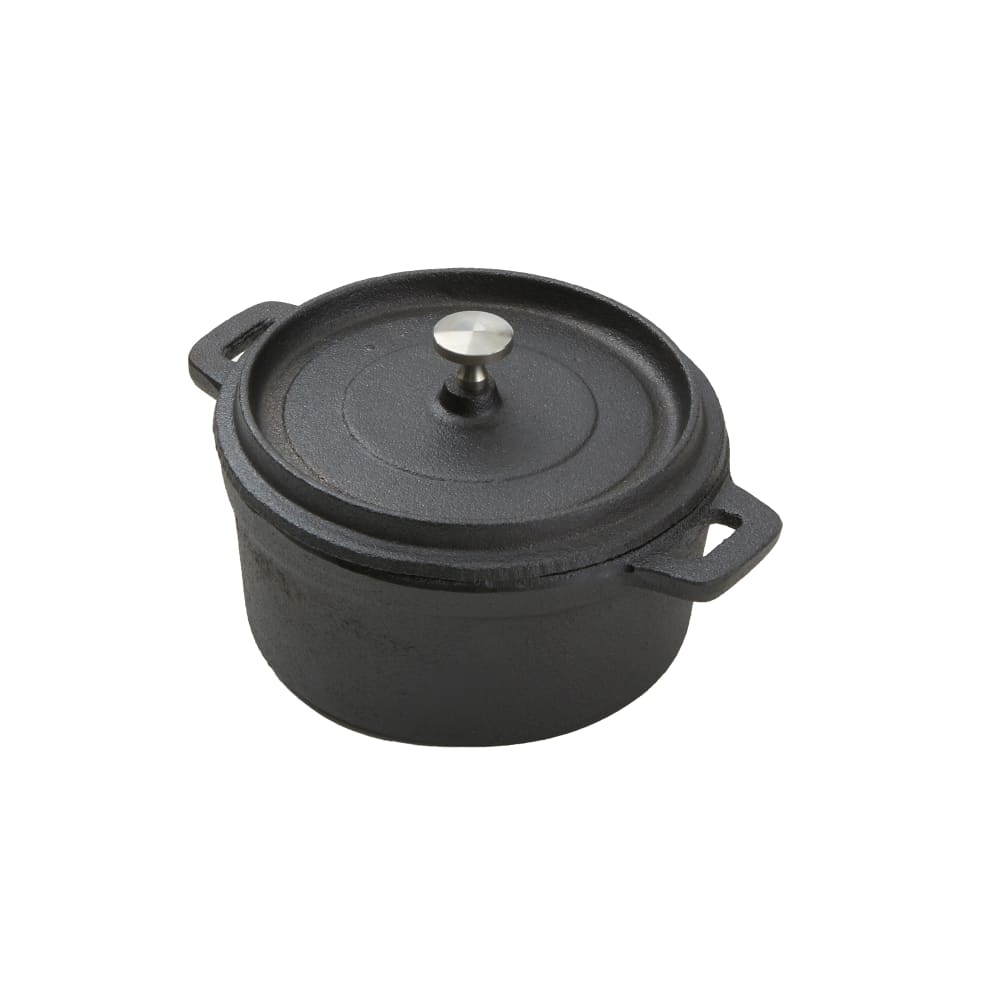 American Metalcraft CIPR5500 5" Round Baking Dish w/ 17 oz Capacity, Cast Iron