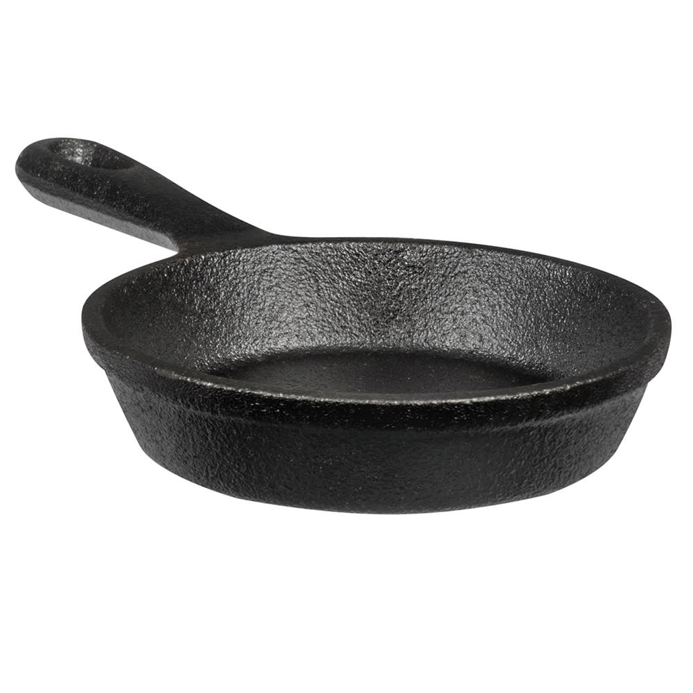 American Metalcraft CIS41 3 7/8" Fry Pan w/ Handle, Cast Iron