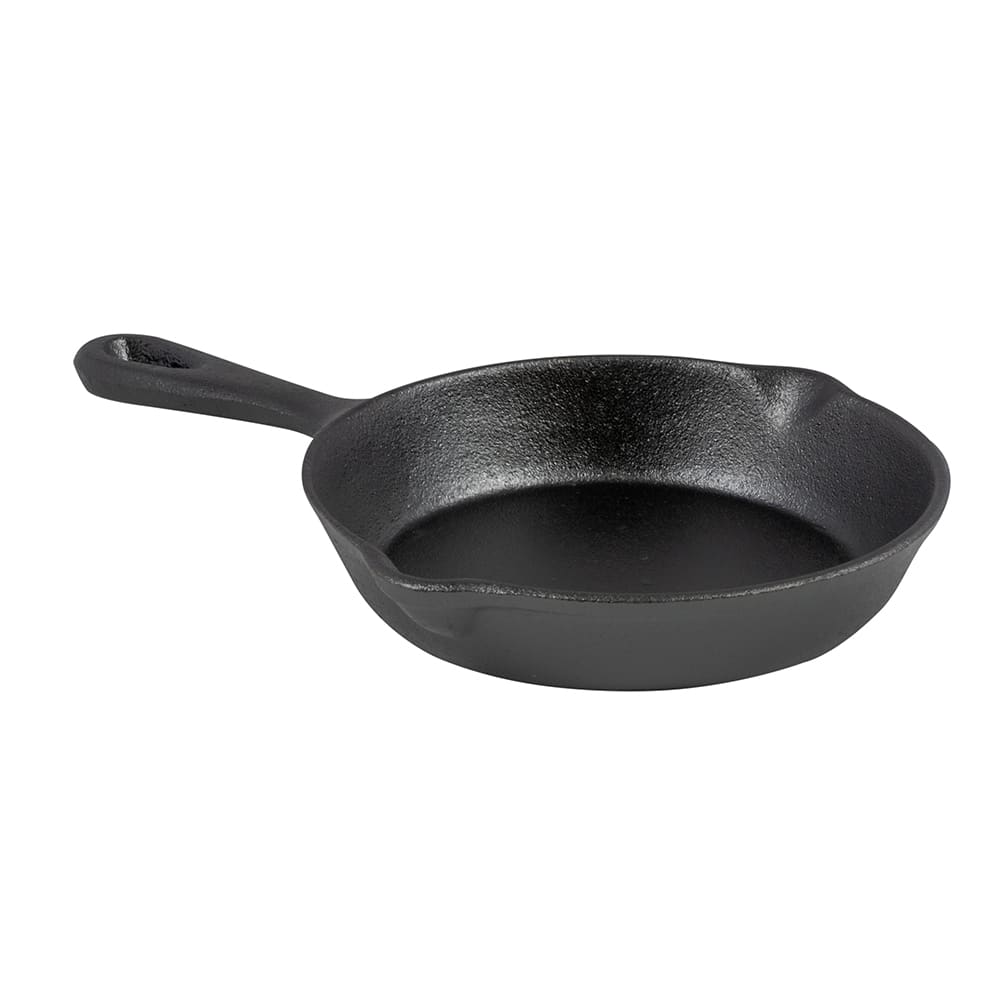 American Metalcraft CIS61 6" Round Fry Pan w/ Handle, Cast Iron