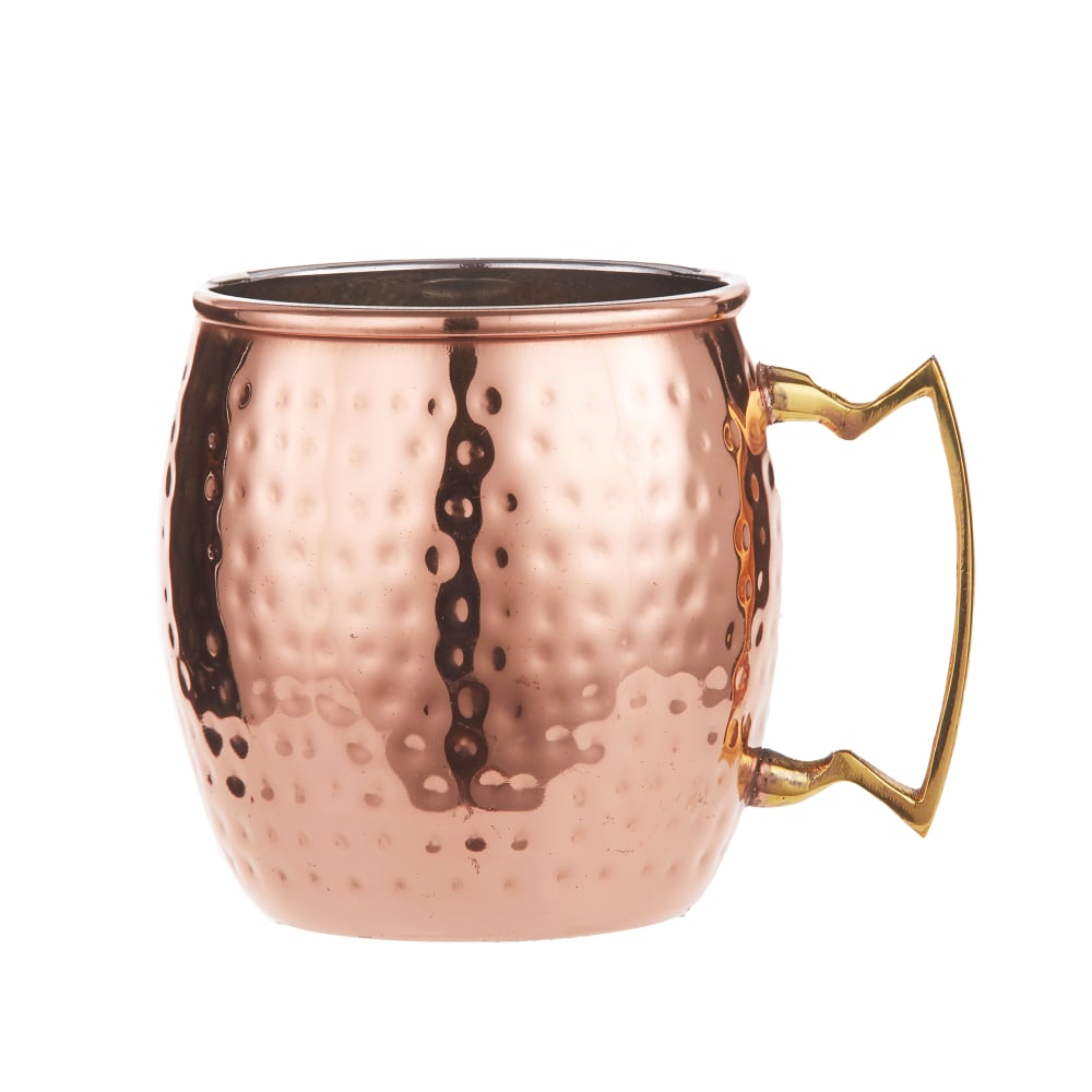 American Metalcraft CM16H 16 oz Moscow Mule Mug - Hammered, Copper