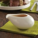 American Metalcraft CM4 4 oz Creamer - Porcelain, White thumbnail 2