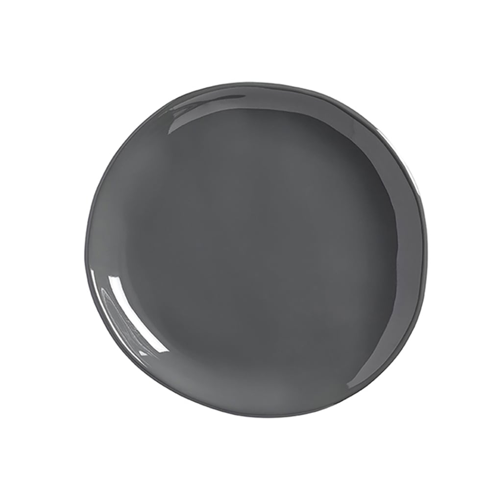 American Metalcraft CP9ST 9" Round Melamine Dinner Plate, Storm