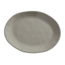 American Metalcraft CPL12SH 12" x 9" Oval Platter - Melamine, Shadow thumbnail 2