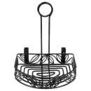American Metalcraft CRL86 Half-Moon Condiment Caddy - Wrought Iron, Black thumbnail 3