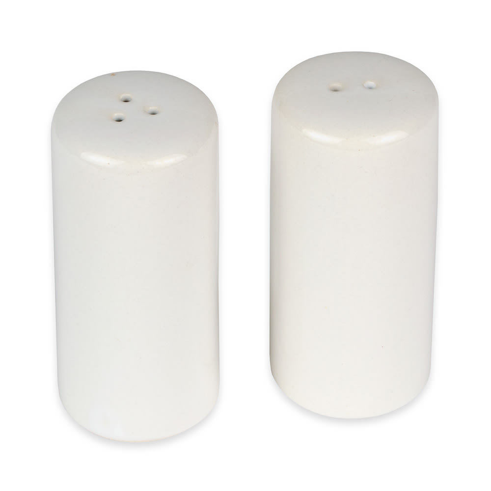 American Metalcraft CSPR1 2 1/2 oz Salt & Pepper Shaker Set - Ceramic, 3 1/4"H