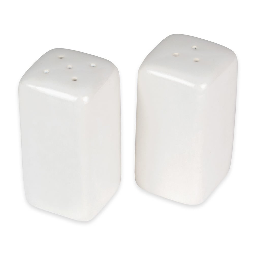 American Metalcraft CSPS3 2 1/2 oz Salt & Pepper Shaker Set - Ceramic, 3 5/8"H