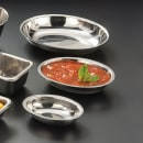 American Metalcraft D406 4 oz Oval Sauce Cup - Stainless thumbnail 2