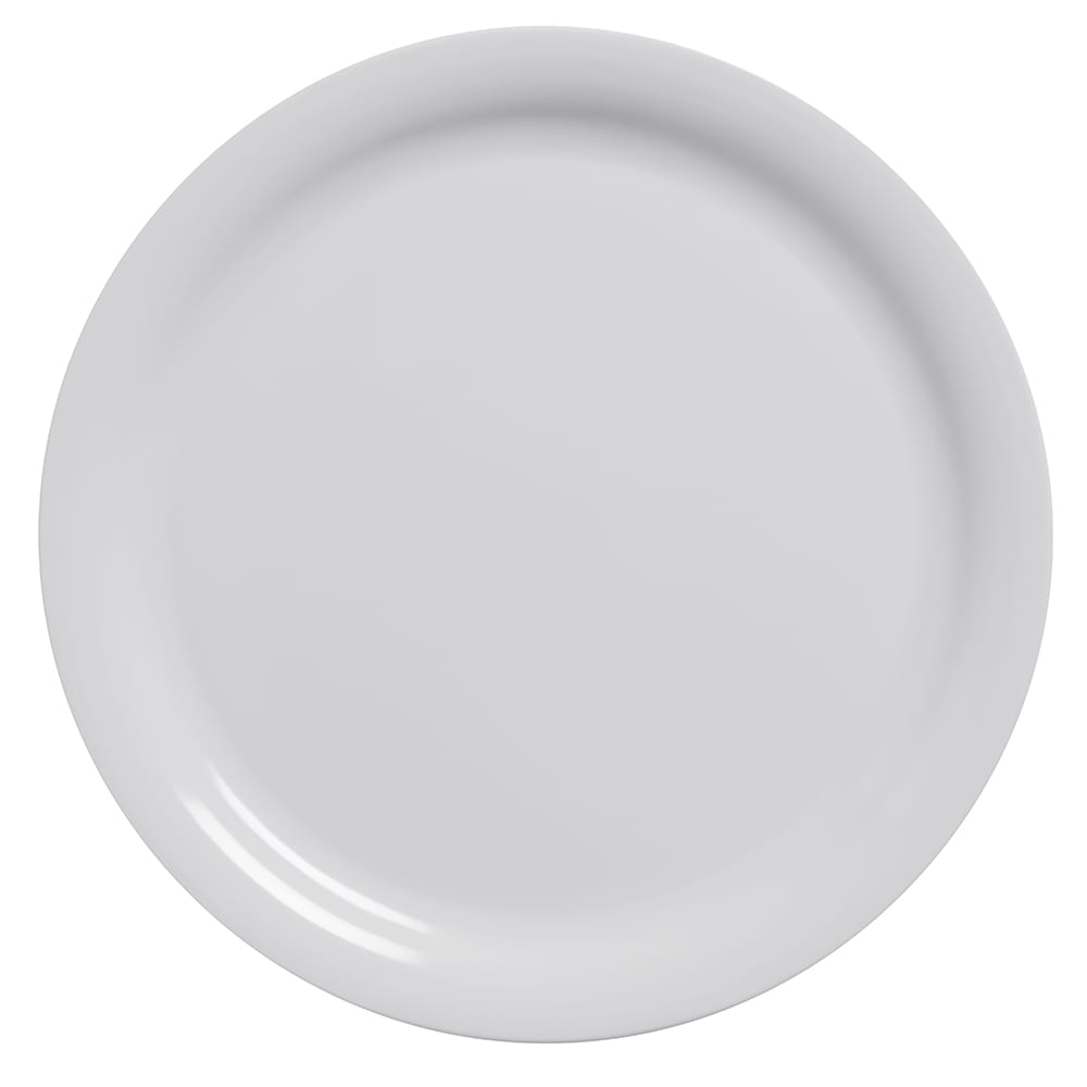 American Metalcraft DPN10WH 10" Round Melamine Jane Plate - White