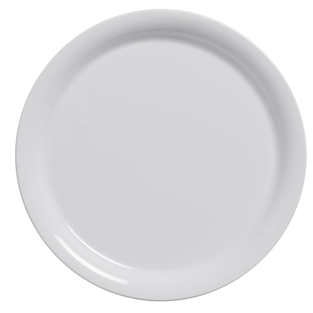 American Metalcraft DPN7WH 7" Round Melamine Jane Plate - White