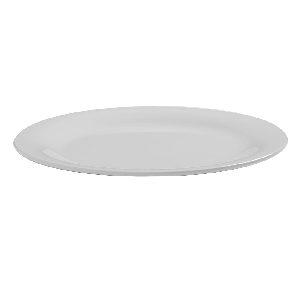 American Metalcraft DPW10WH 10" Round Melamine Jane Plate - White