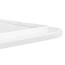 American Metalcraft DRBC1826 26 1/4" x 18 1/4" Dough Pan Cover - ABS Plastic, White thumbnail 5