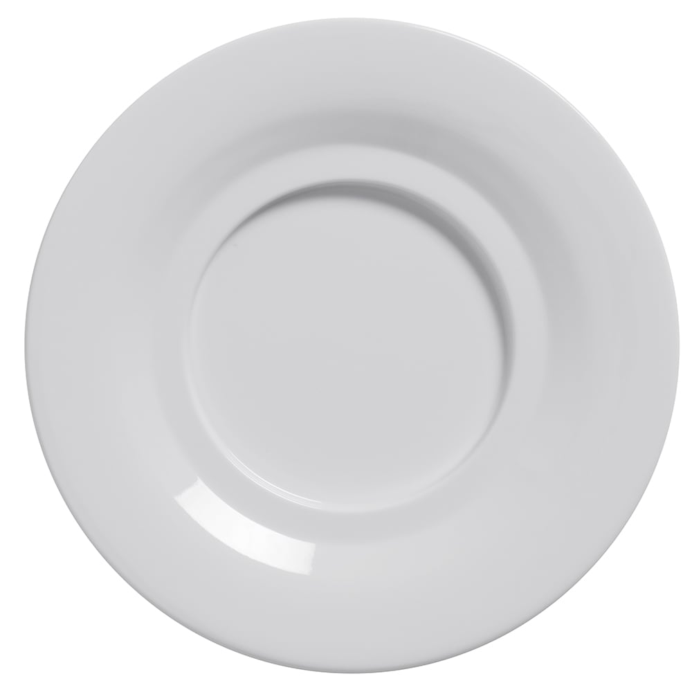 American Metalcraft DS5WH 5 1/2" Round Melamine Jane Saucer - White