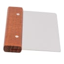 American Metalcraft DS6704 Dough Cutter/Scraper w/ Handle, 6" x 4 1/2", Stainless/Wood thumbnail 4