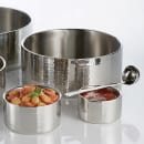 American Metalcraft DWBH14 338 oz Round Bowl - Hammered, Stainless thumbnail 2