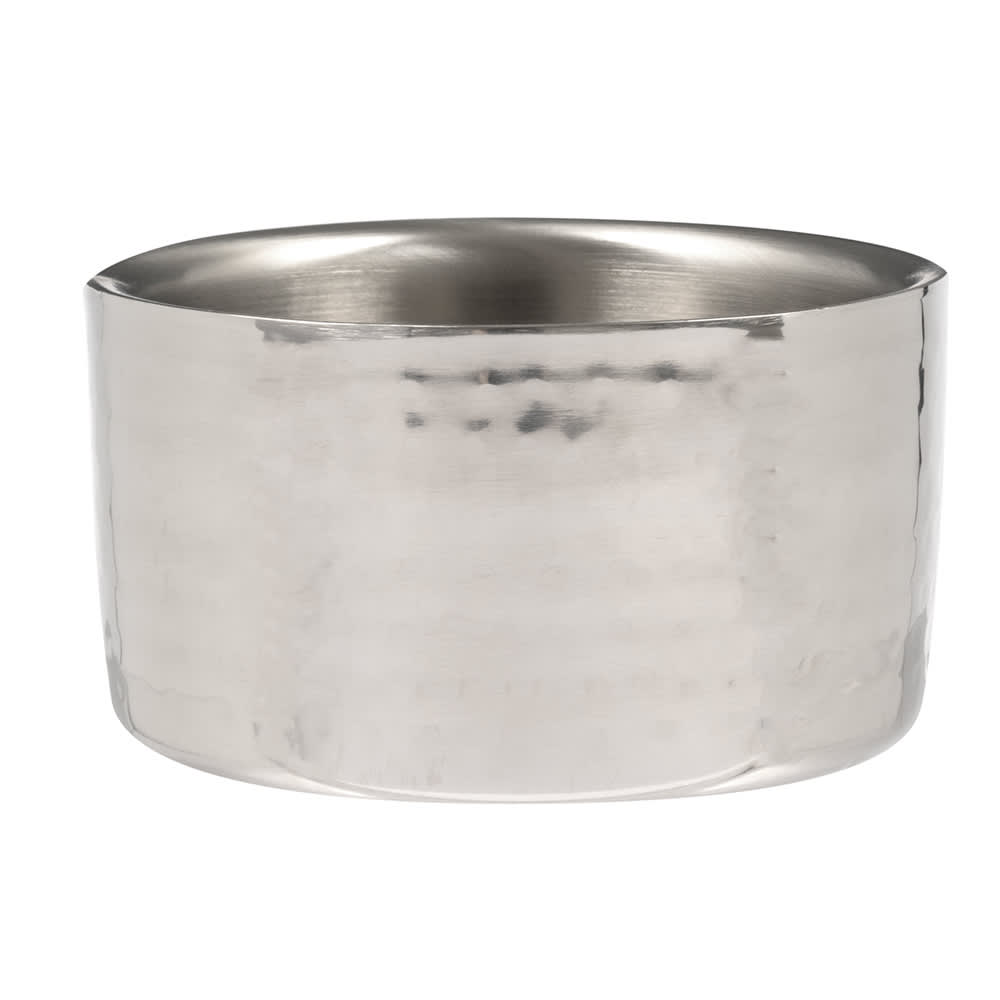 American Metalcraft DWBH4 17 oz Round Bowl - Hammered, Stainless