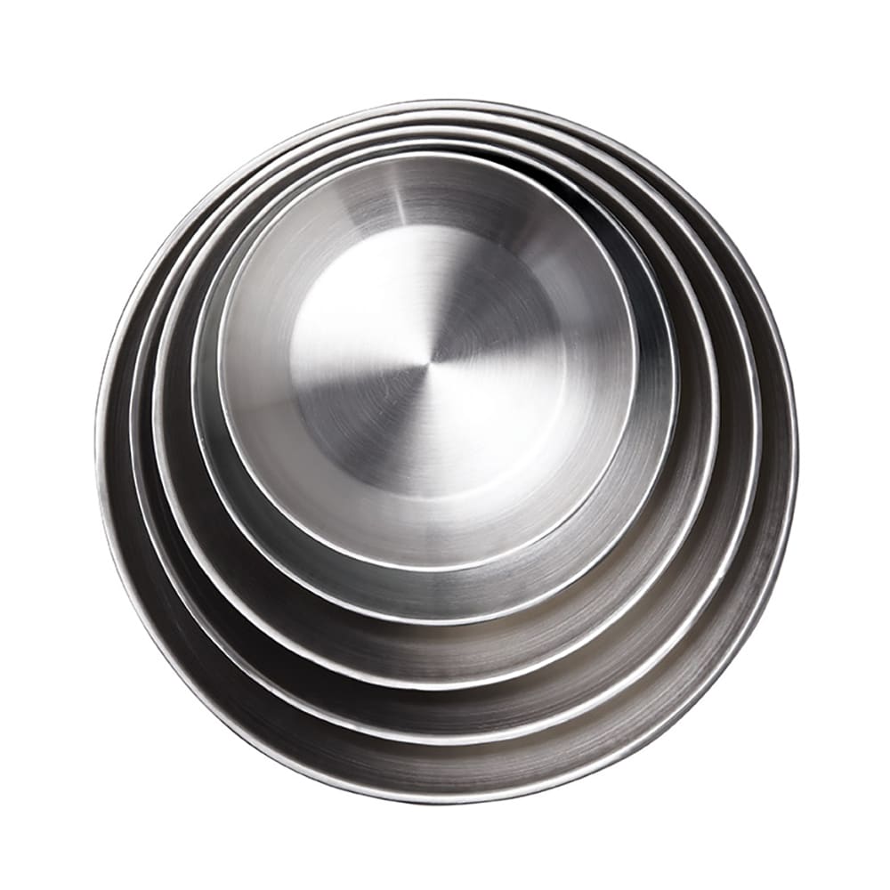 American Metalcraft DWSEA16 15 3/4" Round Seafood Tray - Stainless