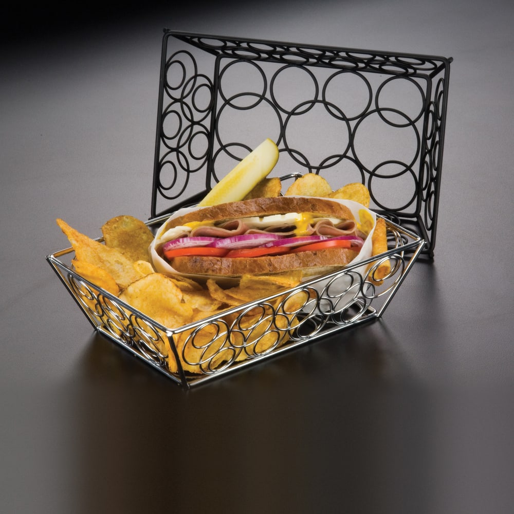 American Metalcraft EBB95C Rectangular Basket, Chrome