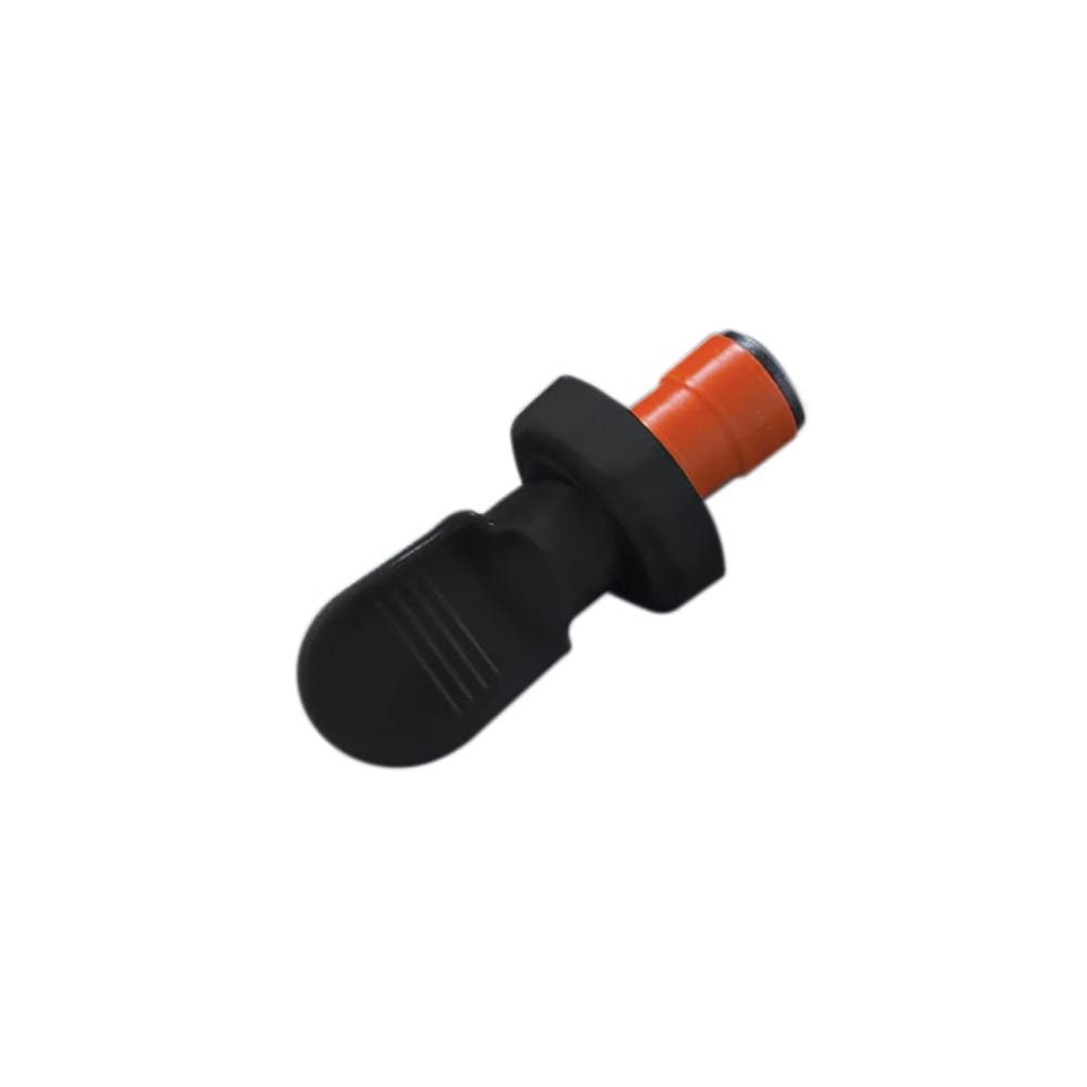 American Metalcraft EBSS312 Plastic Bottle Stopper - 1 1/4"D x 2 5/8"H, Black