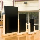 American Metalcraft ELEBLA Table Top Board w/ Removable Blackboard, 9x12", Wood thumbnail 2