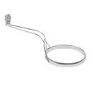 American Metalcraft ER333 3 1/8" Egg Ring w/ Handle, Chrome thumbnail 3