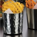 American Metalcraft FFHM37 3 3/8" French Fry Cup, Satin Finish, Hammered/Stainless thumbnail 5