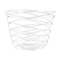 American Metalcraft FRUB9 7" Round Wire Basket, Black thumbnail 5