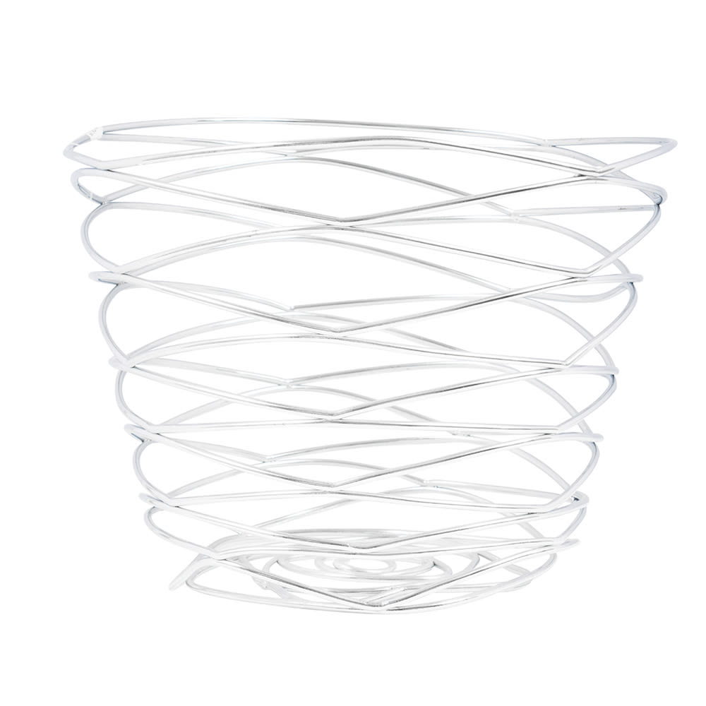 American Metalcraft FRUC7 7" Round Wire Basket, Chrome