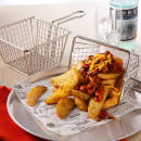 American Metalcraft FRYS443 4" Square Tabletop Fry Basket, Stainless thumbnail 2